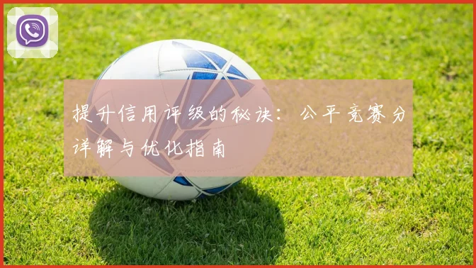 提升信用评级的秘诀：公平竞赛分详解与优化指南
